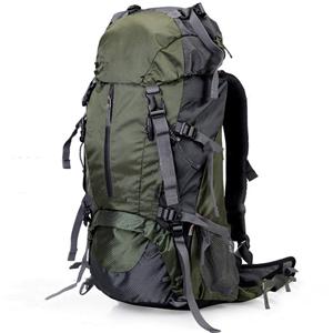 حقيبة ظهر تسلق الجبال متعددة الوظائف بسعة 60 لترًا مقاومة للماء للتسلق والمشي لمسافات طويلة للرجال