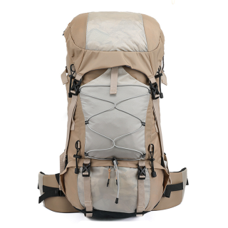 Nueva mochila de senderismo impermeable de gran capacidad para actividades al aire libre, trekking y viajes, con diseño multifuncional.