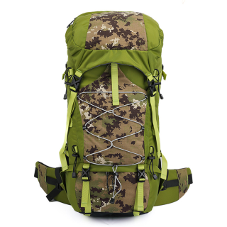 Nueva mochila de senderismo impermeable de gran capacidad para actividades al aire libre, trekking y viajes, con diseño multifuncional.