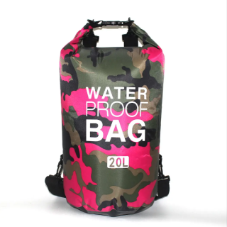 Manufacturer's Custom Logo Printing Lightweight 210D Nylon Coated PVC Dry Bag