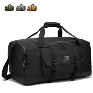 Unisex Large Lightweight Gym Duffle Bag with Shoe Compartment Polyester Yoga Mat Storage for Fitness Sports Travel by Men Women