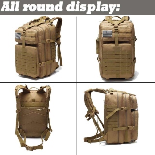 Tactical Backpack - 1000D Waterproof Outdoor Light Weight Backpacks 40L
