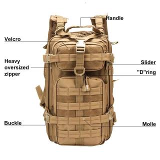 Customized Camouflage Hiking Sports Multi-functional Tactical Backpack for Tactical Training Outdoors