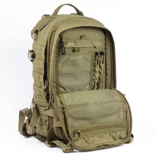 Pack Rucksack Unisex 900D Nylon Molle System Tactical Backpack with USB & Anti-theft Waterproof Black Backpack