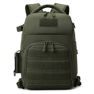 Customizable Size Outdoor Waterproof Tactical Backpack Convenient Interior with Polyester Lining and Zipper Closure