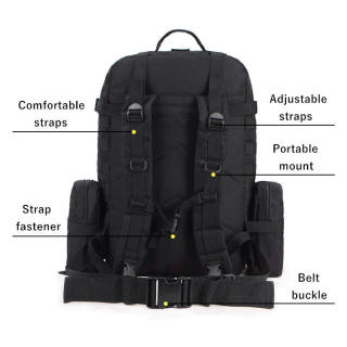Multifunctional Tactical Backpack Large Capacity Outdoor Backpack Travel Hiking Backpack Custom