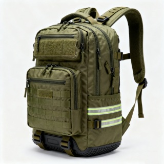 Large Capacity Men's Tactical Softback Backpack Waterproof Oxford Material Multifunctional for Outdoor Hiking