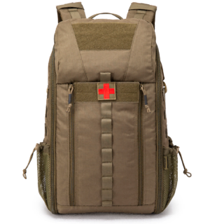 Tactical Emergency Medical Backpack Waterproof First Aid Bags Brown Tactical Medical