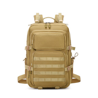 Outdoor Sport Waterproof Wear-Resistant Tactical Backpack with Large Capacity External Frame 19-Inch Laptop Bag