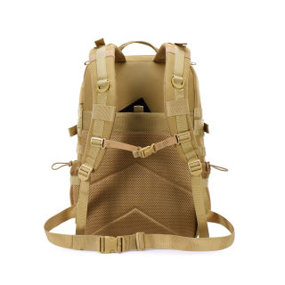 Outdoor Sport Waterproof Wear-Resistant Tactical Backpack with Large Capacity External Frame 19-Inch Laptop Bag