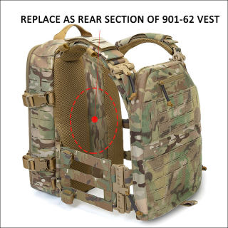 GAF 1000D Nylon Vest Bag Tactical Backpack Insert Plate Carrier Bag Laser Molle Plate Carrier Vest Combination Backpack