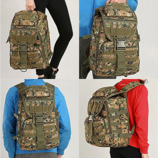 Custom Logo 40L Tatica Waterproof Climbing Camping Travel Backpack Large Capacity Oxford Material 3D Tactical Rucksack