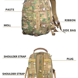 HAN WILD 45L Camping Backpack Men Travel Bags Tactical Hiking Outdoor Bags Sport Bag