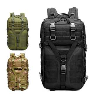 حقيبة ظهر تكتيكية احترافية ذات سعة كبيرة وتصميم متين ومتوافقة مع الترطيب ونسيج أكسفورد المقاوم للماء ونظام تحديد المواقع العالمي (GPS) الرياضي