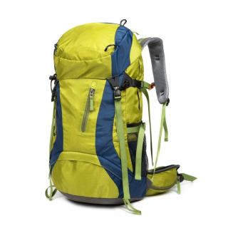 Customization Logo Light Green Waterproof Travel Mountaineering Hiking Backpack With Rain Cover