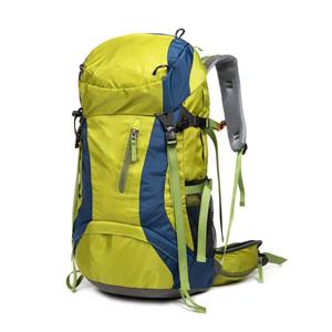 Customization Logo Light Green Waterproof Travel Mountaineering Hiking Backpack With Rain Cover