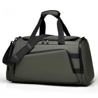 Men's Travel Duffel Bag Fashionable Large Capacity Waterproof Weekend Bag Multifunctional for Business Travel Gym Sports