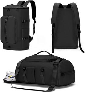 Спортивный рюкзак для спортзала, путешествий, выходных, с влагонепроницаемым карманом и отделением для обуви, модная дорожная сумка из полиэстера для мужчин и женщин.