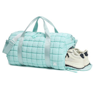 Wholesale Quilted Travel Tote Bag Puffer Luggage Bag Lightweight Weekend Gym Bag Soft Handbag for Women