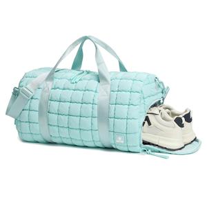 Wholesale Quilted Travel Tote Bag Puffer Luggage Bag Lightweight Weekend Gym Bag Soft Handbag for Women