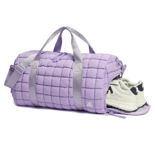 Wholesale Quilted Travel Tote Bag Puffer Luggage Bag Lightweight Weekend Gym Bag Soft Handbag for Women