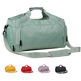 Customized logo Large-capacity Waterproof Duffel Bag Sports Gym Multi-pocket Casual Travel Bag with Shoe Compartment