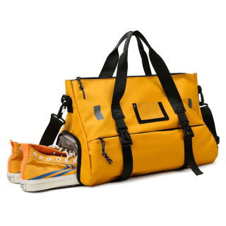 Hot Style Travel Duffel Bag Foldable Waterproof Weekender Gym Bag Dry and Wet Separation Fitness Bag with Shoes Compartment