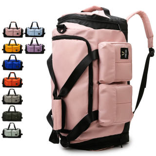 Travel Duffel Bag Backpack Outdoor Sport Gym Luggage Training Travelling Organizer Bag with Shoe Compartment
