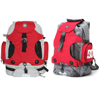 卸売カスタムロゴスキーローラー＆アイススケートバックパック幾何学模様ナイロン裏地ジッパー開閉