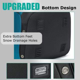 حقيبة أحذية التزلج والتزحلق على الجليد سعة 65 لترًا، مصنوعة من النايلون 1680D المقاوم للماء، حقيبة ظهر رياضية شتوية مع ملحقات