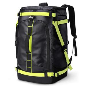 Водонепроницаемый и термостойкий рюкзак для лыжных ботинок из ПВХ и полиэстера с мягкой подкладкой.