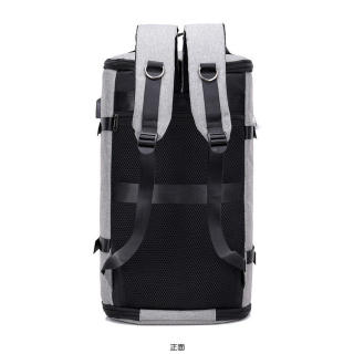 Mochila de montaña de nailon resistente al agua y al desgaste, personalizada, antirrobo, para hombre y mujer, de 55 l, para esquí y camping, con bolsillos grandes.