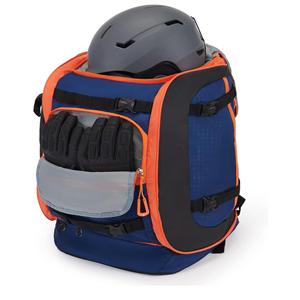 Вместительный рюкзак для хранения горнолыжных ботинок, шлема и очков, объемом 65 л, из водонепроницаемого полиэстера.