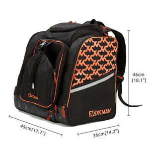 Рюкзак для лыжных и сноубордных ботинок, предназначенный для путешествий, с водонепроницаемым внешним и нижним покрытием.