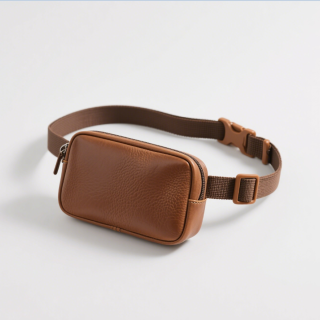 Waterproof PU Leather Fanny Pack Waist Belt Bag Women Chest Crossbody Bag Cute Sport Bag for Girls Women Fanny Pack