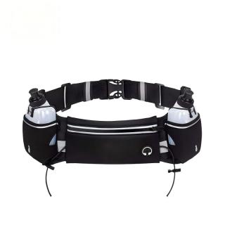 Neoprene Sports Running Water Bottle Holder Waterproof Funny Pouch Outdoor Hiking Waist Bag Two 170ml Bottles Belt