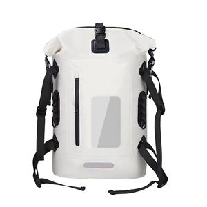 Large-capacity waterproof PVC hiking backpack, wet and dry separation waterproof bag for swimming, diving, and beach use.