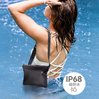 PVC waterproof waist bag, outdoor beach swimming waterproof protective cover, swimming hot spring waterproof mobile phone bag