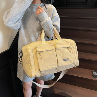 Gym bag, shoe storage, yoga luggage bag, short-haul carry-on travel storage bag, crossbody nylon travel bag