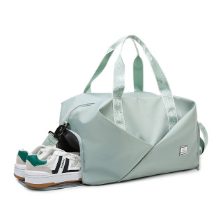 Women's gym bag with wet and dry separation, yoga bag, crossbody bag, swimming sports luggage bag, large capacity tote travel bag