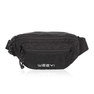 Customizable Unisex Waist Bag Adjustable Strap Water Proof Polyester Belt for Casual Travel Outdoor Zipper Logo