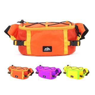 Custom Lightweight Color Block Outdoor Hiking Fanny Pack Belt Bag