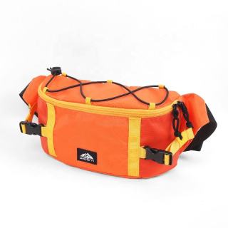Custom Lightweight Color Block Outdoor Hiking Fanny Pack Belt Bag