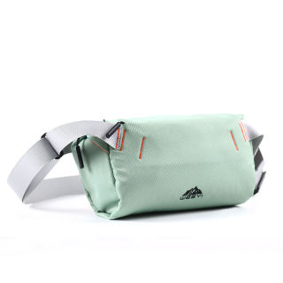 Custom Recycled Polyester Fanny Packs Unisex Casual Waist Bag with Water Proof Feature and Custom Logo