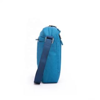 Custom Men's Vintage Crossbody Sling Bag with Zipper Closure for Travel and Hiking