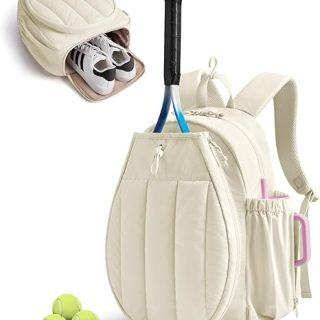 TenTennis Backpack Holds 2 Rackets with Shoe Compartment, 15.6
