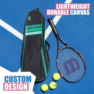 Durable Tennis Bag - Lightweight Racket Bag for Men, Women & Professionals - Roomy Interior