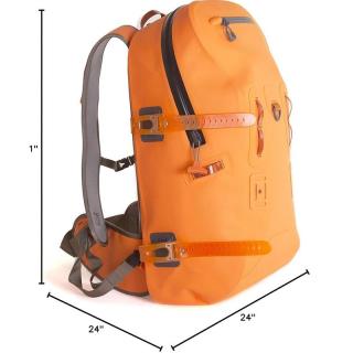 حقيبة ظهر مقاومة للماء لصيد الأسماك، قابلة للغمر بالكامل، مزودة بسحاب، سعة 28 لتر، مصنوعة من مادة TPU، حقيبة سفر