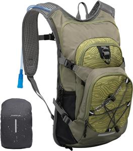 Wanderrucksack mit Trinksystem für Damen und Herren, isoliert, leicht, mit Stauraum für Tageswanderungen