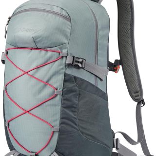 30L Lightweight Hiking Backpack for Men Women, Airline Approved Day Pack for Travel, Bussiness Work, Easy Hike(Grey)